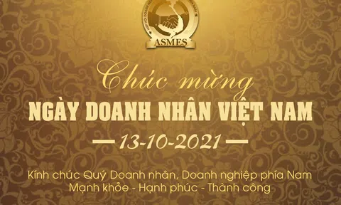 Chủ tịch Hiệp hội Doanh nghiệp nhỏ và vừa khu vực phía Nam chúc mừng Ngày Doanh nhân Việt Nam 13/10/2021