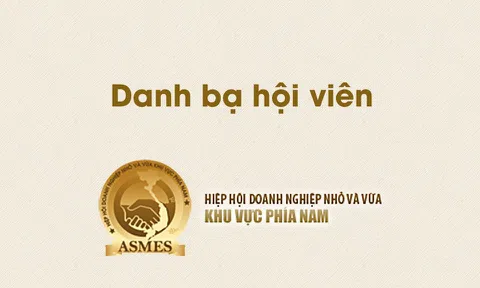 Danh bạ hội viên Hiệp Hội Doanh nghiệp nhỏ và vừa khu vực phía Nam